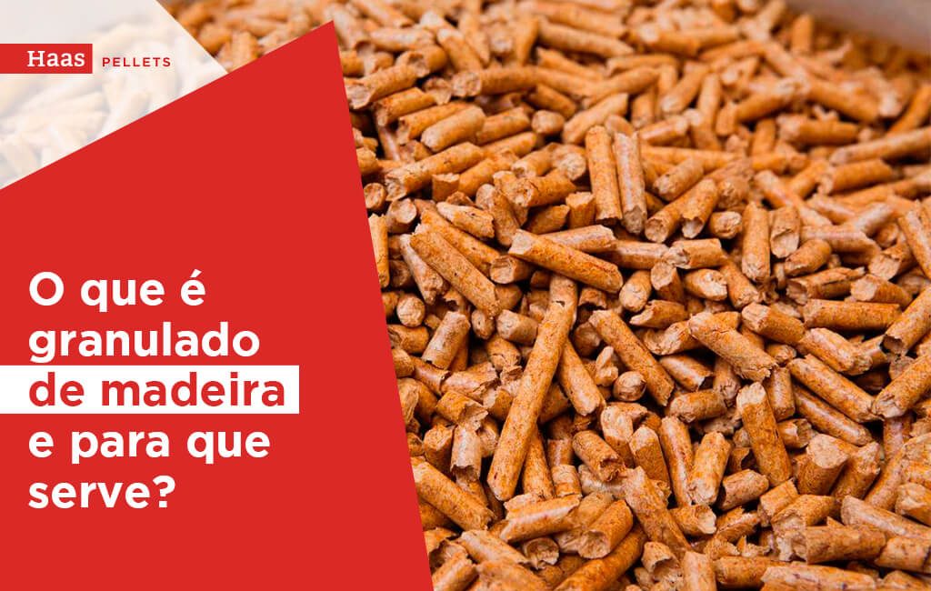 granulado de madeira